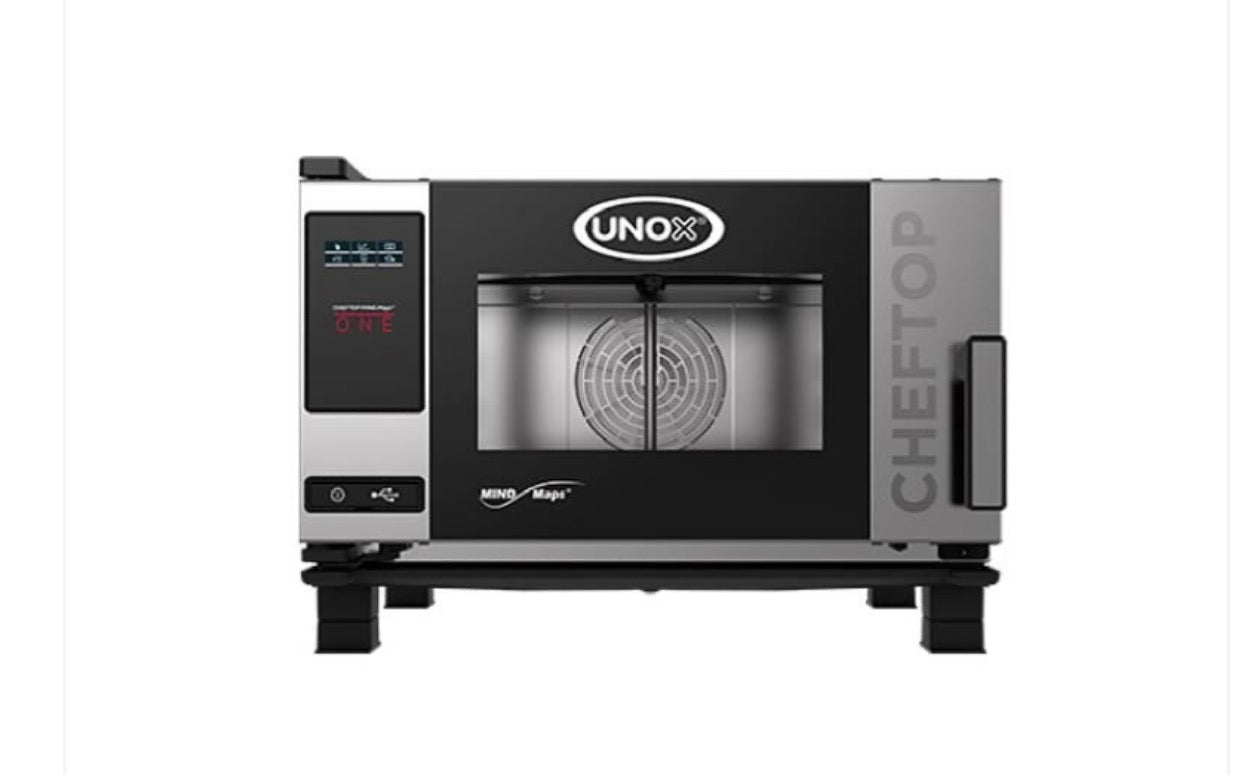 UNOX Electric Combi Oven Cheftop One 3 x 1/1GN Tray 750mm XEVC-0311-E1RM