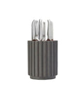 Furi Stone Knife Block Set Flint Terrazzo 7