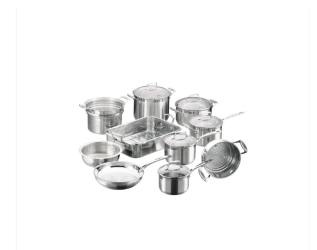 Scanpan Saucepan Set Impact 10-Piece S/S