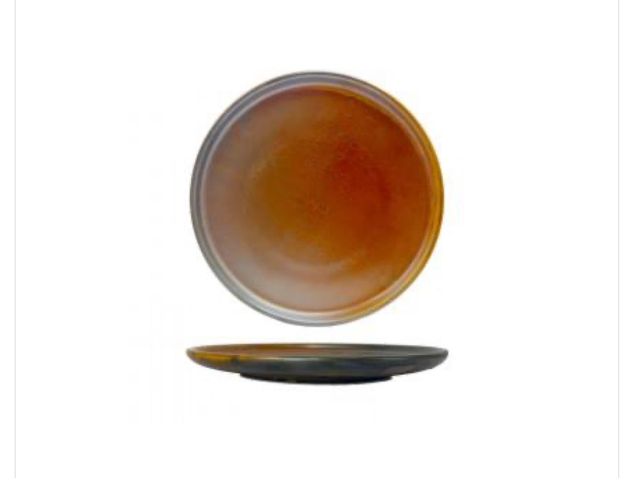 Round Plate 290mm Rust