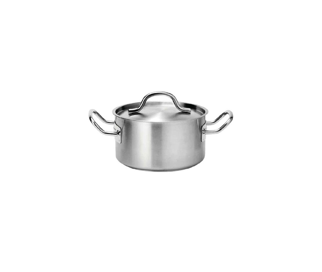 Sauce Pot 4L w/ Lid S/S Tri-Ply Force