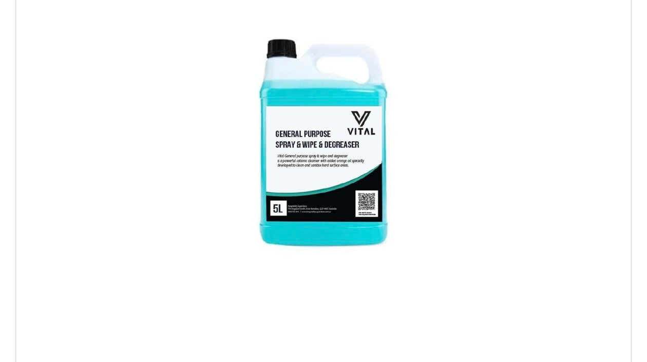 Vital General Purpose Spray & Wipe & Degreaser NDG 5L