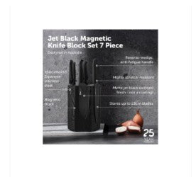 Furi Hexagonal Magnetic Knife & Block 7pc Set