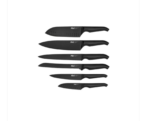 Furi Hexagonal Magnetic Knife & Block 7pc Set