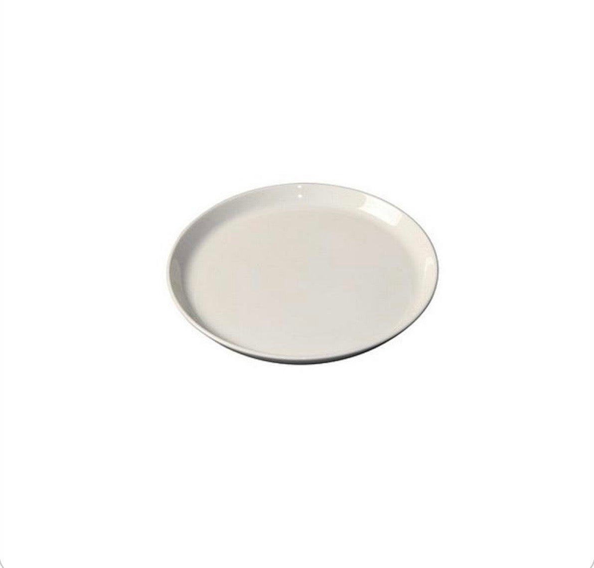 Plate Round Flared Coupe 155x20mm White Album Royal Porcelain - each