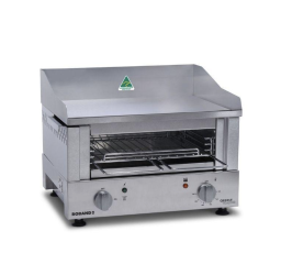Griddle Toaster 480x308mm Top 495x425x374mm Electric 2300W 10Amp Roband
